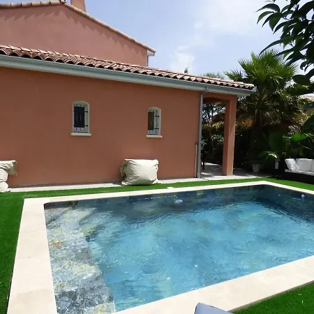 Climatisée Avec Jardin, Bbq, Piscine Et Parking Villa Roujan
